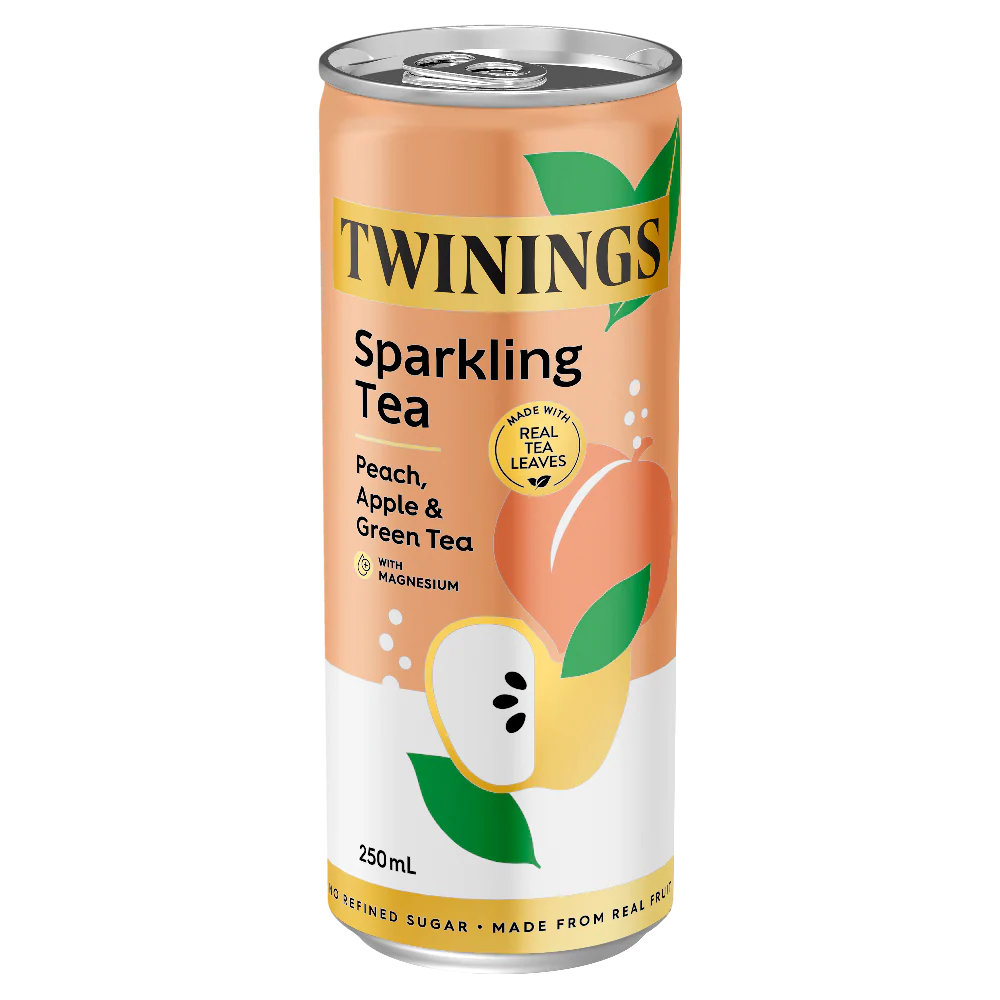 Sparkling Tea Peach Apple Refresh Tea 250ml